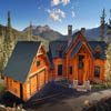 handcrafted log home in Colorado